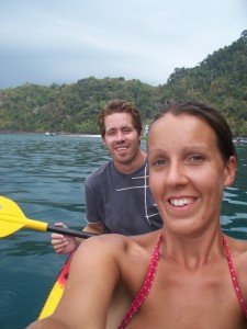 Paul and Ruth Kayaking