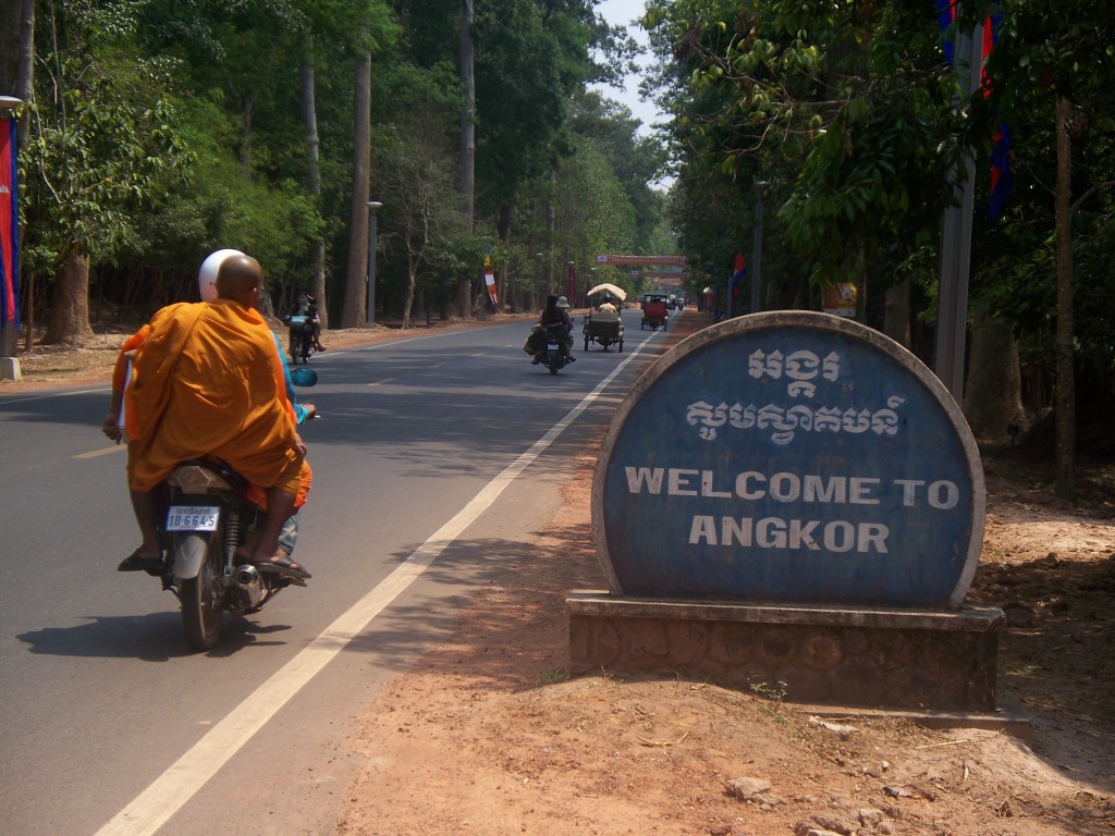 Entering Angkor