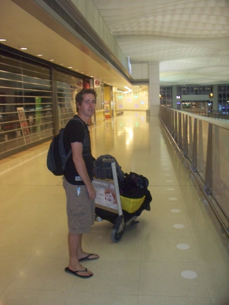 Paul in Hong Kong airport