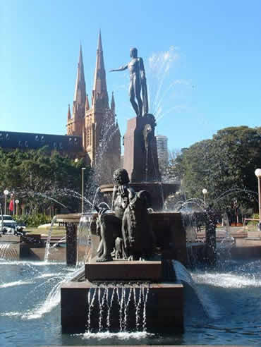 St Marys Cathedral in Hyde Park
